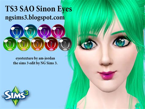 Ng Sims 3 Thesims3 4 Anime Eyes