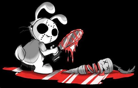 Rabbit Killer Evil Bunny Bunny Art Creepy Art