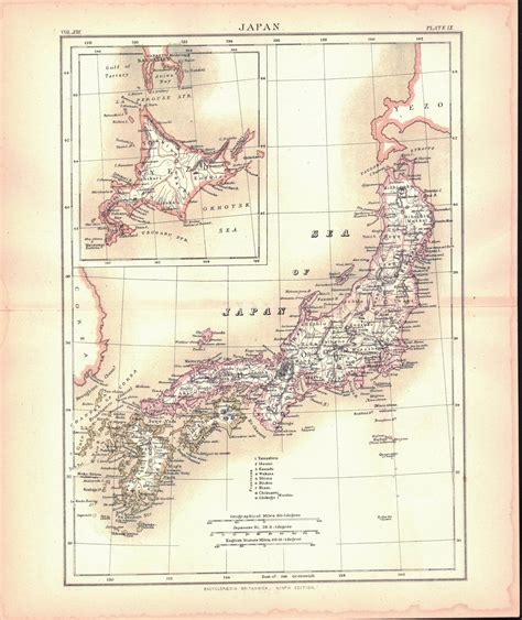 1881 Japan Britannica Historic Accents