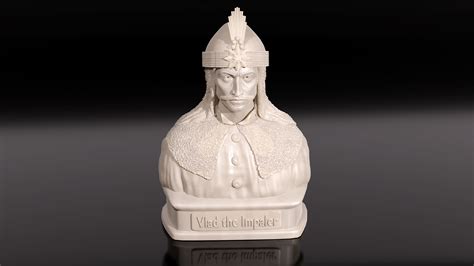 Bust Of Vlad The Impaler Vlad Tepes 3d Model Cgtrader