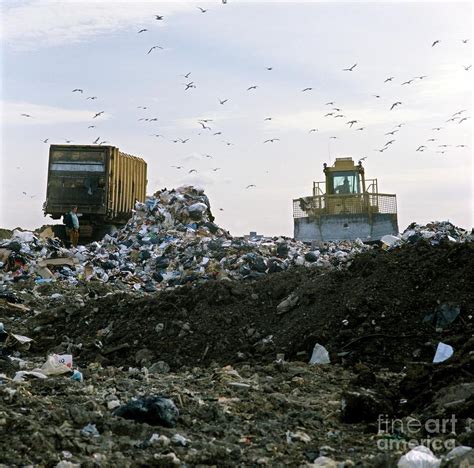 Landfill Site Photograph By Robert Brookscience Photo Library Fine