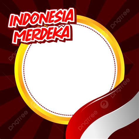 Freedom Flag Vector Hd Images Indonesia Freedom Twibbon With Flag