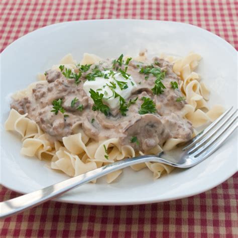 Here is what you get from cream of mushroom soup and ground beef only. 10 Best Ground Beef Stroganoff Cream of Mushroom Soup Recipes