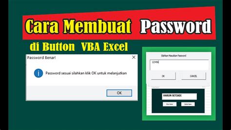 Nah, untuk anda yang sudah sangat penasaran, simak penjelasan berikut ini: Cara Membuat Password pada Tombol atau Button Vba Excel ...