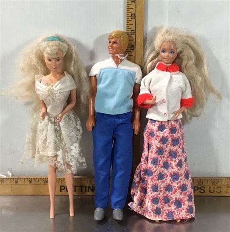 Vintage Barbie And Ken Dolls Sherwood Auctions