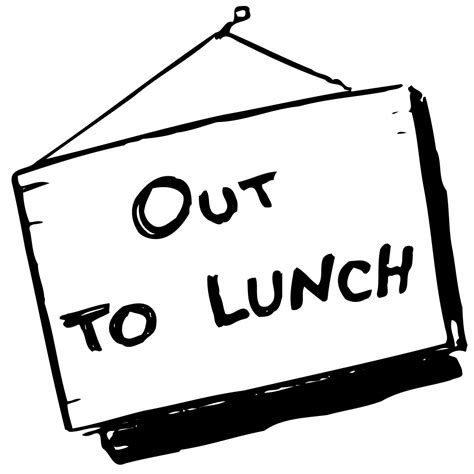 Lunch Break Sign Printable