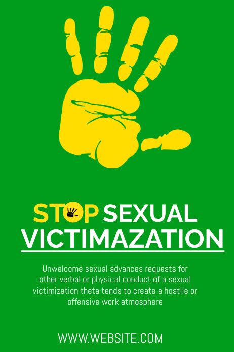 stop sexual harassment template postermywall