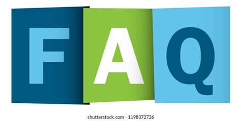 Faq Colorful Typography Banner Stock Vector Royalty Free 1318289303