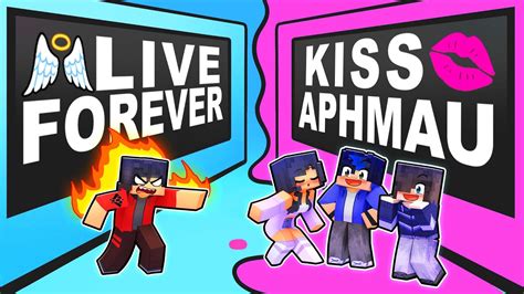 Kiss Aphmau Or Live Forever In Minecraft Youtube