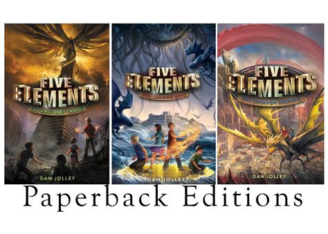 Five Elements Childrens Series By Dan Jolley Set Of Paperback Books 1 3