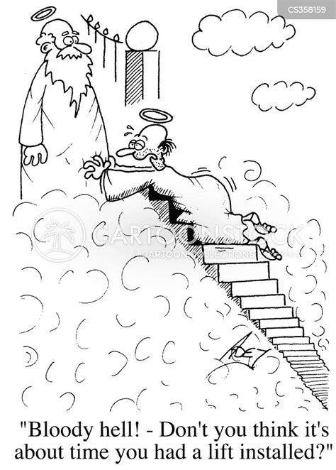 Stairway To Heaven Cartoons And Comics Funny Pictures From Cartoonstock