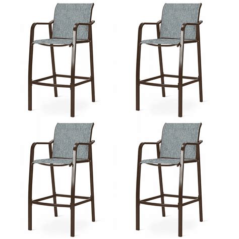 Gymax Set Of 4 Counter Height Bar Stool Dining Patio Chair W Backrest