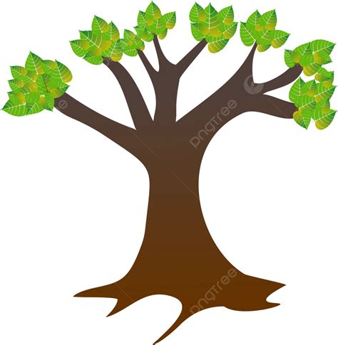 Gambar Pohon Vektor Gambar Pohon Pohon Gambar Pohon Animasi