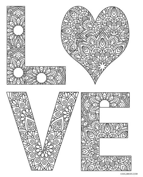 4 Free Adult Coloring Pages For Valentines Day That Will I Love You Quotes Adult Coloring
