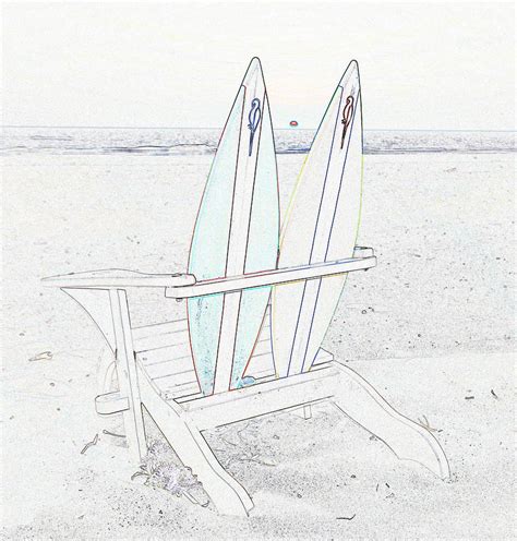 How To Draw A Beach Chair Step By Step Add Several Ribs To The Patio