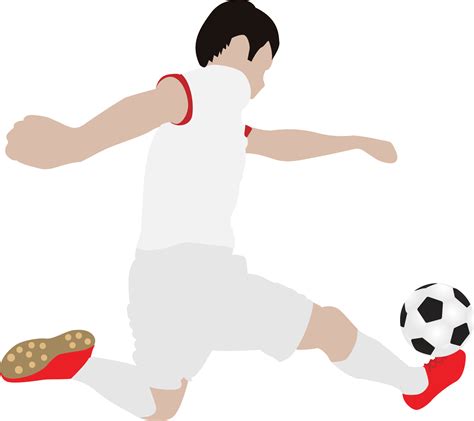 Cartoon Football Soccer Player Man In Action 10135737 Png