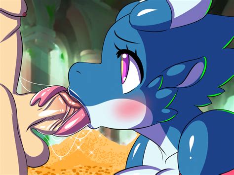 Rule 34 2017 Animated Anthro Balls Big Penis Blue Scales Blush