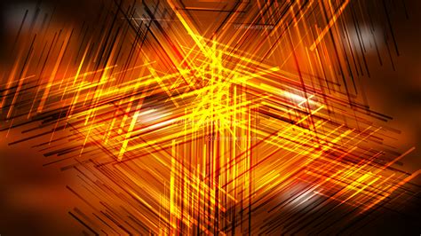 Abstract Cool Orange Overlapping Lines Background
