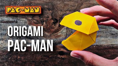 How To Make Origami Pacman Toy Easy Paper Pacman Step By Step Youtube