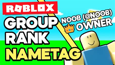 Group Rank Nametag In Roblox Studio No Scripting Youtube
