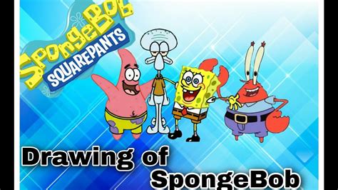 How To Draw Spongebob Cartoon Characters Youtube