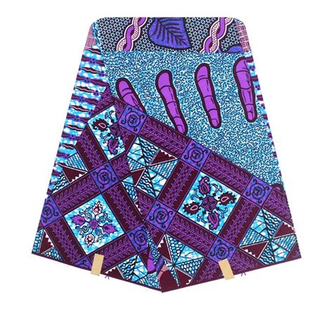 Blue African Print Fabric Ankara Fabric Wax Prints African Cloth Ghanaian Fabrics For