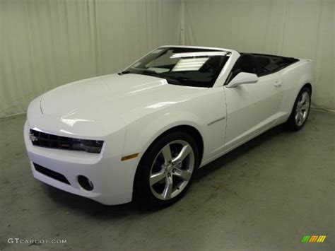 Summit White 2012 Chevrolet Camaro Lt Convertible Exterior Photo