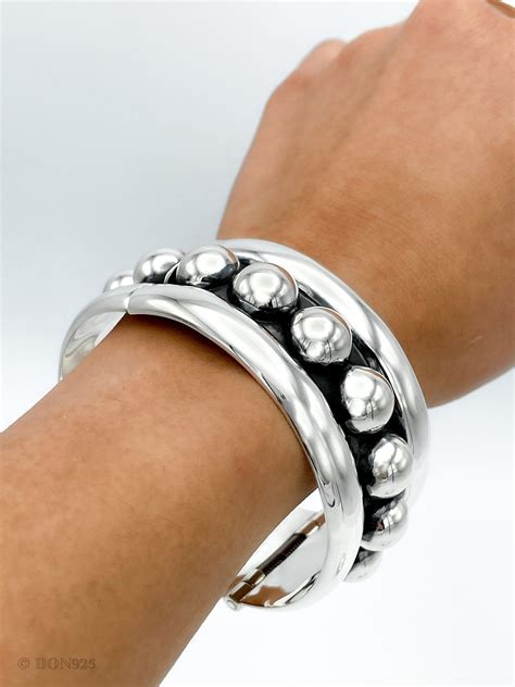 Don 925s Master Silversmiths Handcrafted These Statement Bangles With