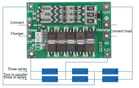 Lithium Ion Battery Management And Protection Module Bms 56 Off