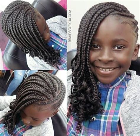 My parents dont allow me to have bangs and i can only have layers if i can pull my hair into a ponytail , i want a 4 years ago. 31 Box Braids For Kids 2019, Perfect Styles With Detailed ...