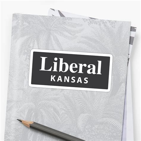 Liberal Kansas Sticker By Everycityxd2 Redbubble