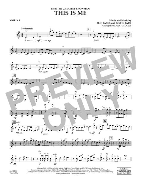 All Of Me Violin Sheet Music