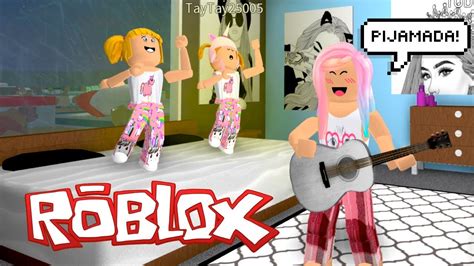 Bienvenidos a mi canal de video juegos! Pijamada en Roblox con Bebe Goldie - Bloxburg Roleplay con ...