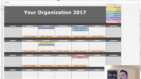 How To Build A Content Calendar Youtube
