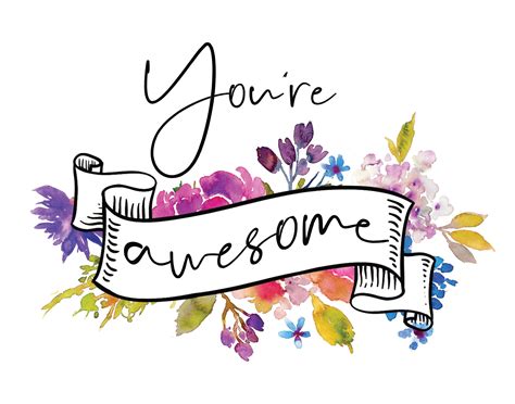 You're Awesome Print / You're Awesome Sign / Employee | Etsy | You're awesome, Employee gifts ...