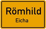 Ortsschild Römhild-Eicha kostenlos: Download & Drucken
