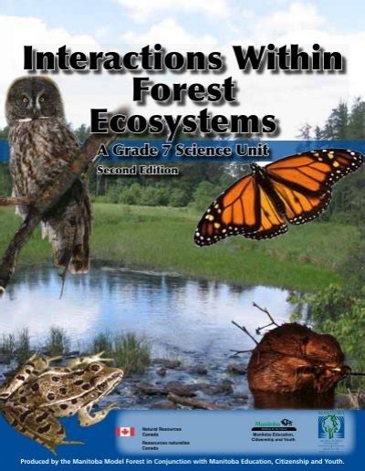 Interactions With Forest Ecosystems Curriculum Grade 7 Science Unit