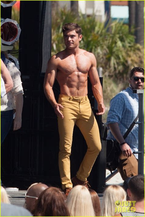 Full Sized Photo Of Zac Efron Shirtless Nearly Naked On Set Zac My Hot Sex Picture