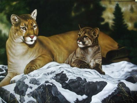 ˙ Black Velvet Painting Wildlife Velvet Painting Wildlife Art Cats