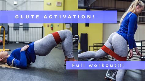 My Favorite Glute Activation Exercises Quick Leg Glute Workout Youtube