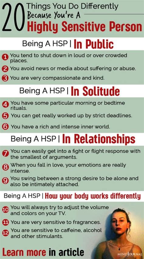 20 Things You Do Differently Because You Re A Highly Sensitive Person Hsp Artofit