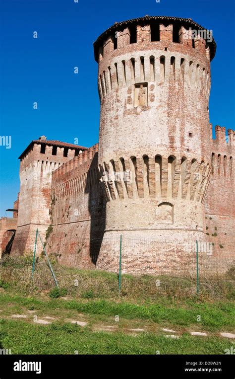 Italy Lombardy Soncino Rocca Sforzesca Castle Stock Photo Alamy