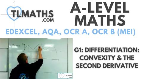 A Level Maths G1 21 Differentiation Convexity And The Second Derivative
