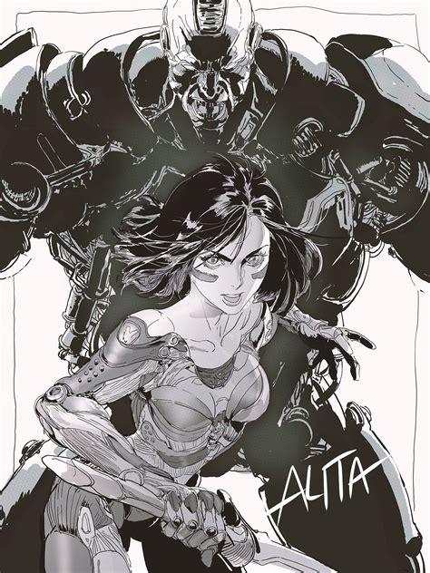 Artstation Alita Battle Angel Fan Art Michael Chang Arte De