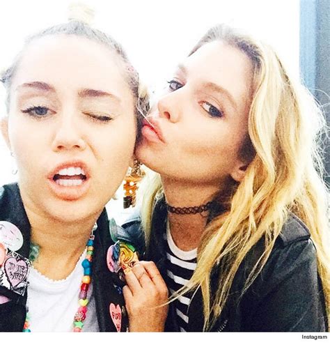Miley Cyrus And Girlfriend Stella Maxwell Share A Churro Together