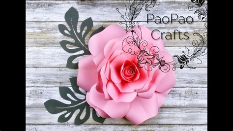 Rosa De Papel Flores De Papel Moldes Gratis How To Make Paper