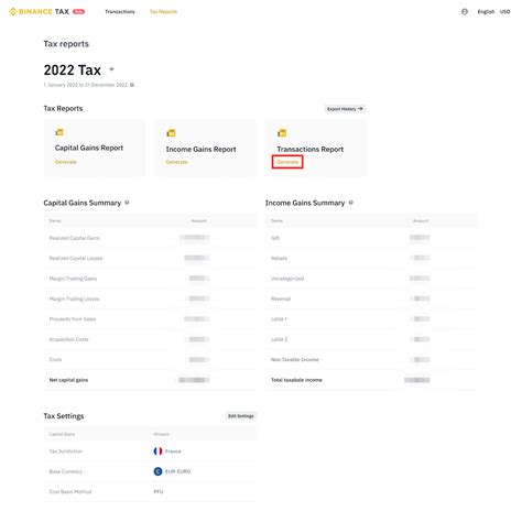 How To Generate Tax Reports Via Binance Tax Binance Support