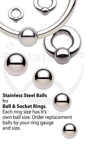 Replacement Balls For Ball And Socket Rings 316lvm Stainless Steel