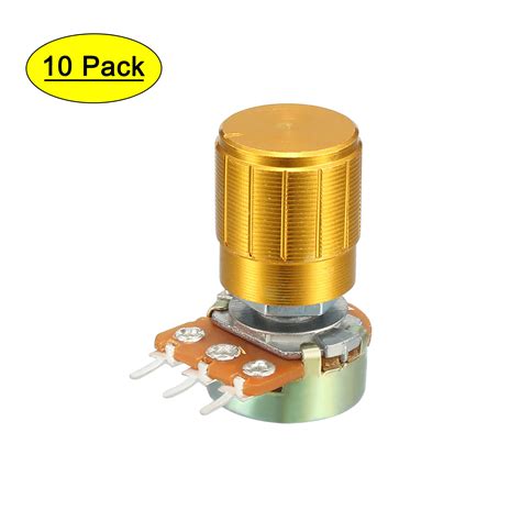 Uxcell Wh148 500k Variable Resistor Single Turn Rotary Carbon