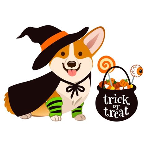Cute Halloween Dog Sticker App By Rifa Tasfia
